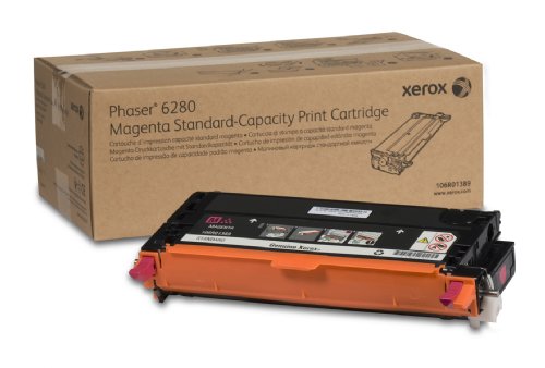 Xerox Toner Cartridge, Magenta, 2,200 pages,  Phaser 6280 (106R01389) ...