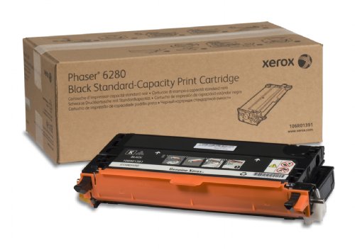 Xerox Toner Cartridge, Black, 3,000 pages,  Phaser 6280 (106R01391) ...