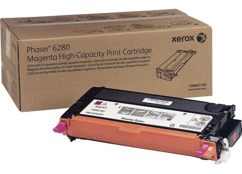XEROX Toner Cartridge, Magenta, 5,900 pages, Phaser 6280 (106R01393) ...
