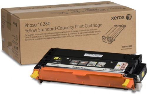 Xerox Toner Cartridge, Black, 7,000 pages,  Phaser 6280 (106R01395) ...