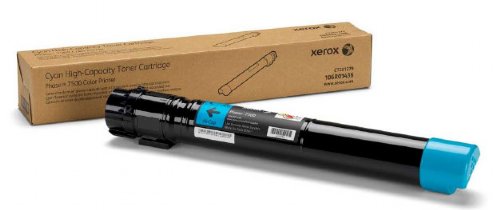 XEROX Toner Cartridge, Cyan, up to 17800 pages, Phaser 7500 (106R01436) ...