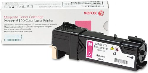 Xerox Toner Cartridge, Magenta, 2000 Pages,  Phaser 6140 (106R01478) ...