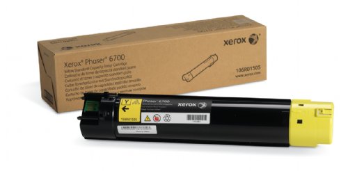 XEROX Yellow Standard Toner Cartridge (5,000 pages) Phaser 6700 for  Phaser 6700 (106R01505) ...