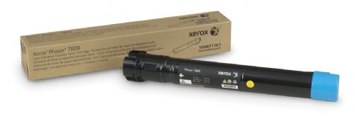 Xerox Toner Cartridge, Cyan, 6000 pages,  Phaser 7800 (106R01563) ...