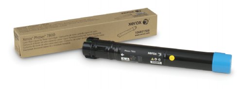 Xerox Toner Cartridge, Cyan, 17200 pages,  Phaser 7800 (106R01566) ...