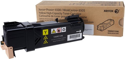 Xerox Phaser 6500/WorkCentre 6505, High Capacity Yellow Toner Cartridge (2, 500 Pages), North America, EEA...