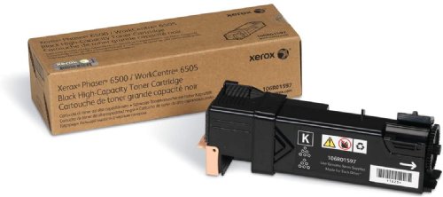Xerox  Phaser 6500/Workcentre 6505, High Capacity Black Toner Cartridge (3, 000 Pages), North America, EEA...