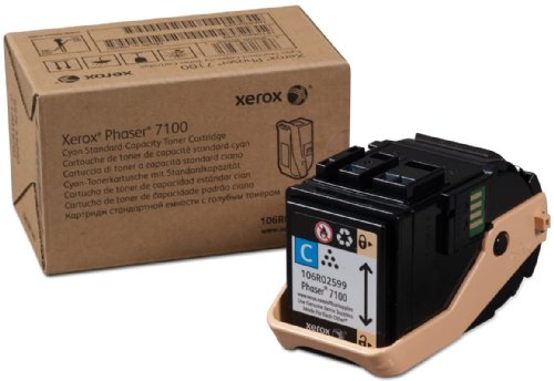 Xerox  Phaser 7100 Cyan Standard Capacity Toner Cartridge (4,500 Pages) - 106R02599...