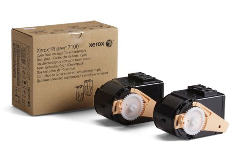 Xerox  Phaser 7100 Yellow Dual Package Toner (106R02604)...