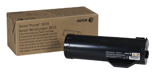 Xerox  Phaser 3610 / Workcentre 3615 Black Extra High Capacity Toner Cartridge, 25,300 Pages (106R02731) ...