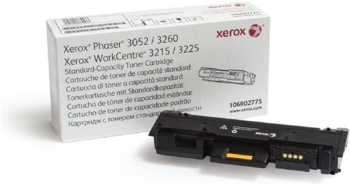 Xerox Black, Standard Capacity Toner Cartridge, Phaser 3260/WorkCentre 3215/3225 (1, 500 Pages)...