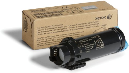 Xerox Cyan High Capacity Toner Cartridge,Workcentre 6515,  Phaser 6510, (2, 400 Pages)...