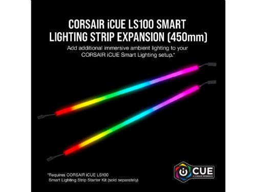 Corsair iCUE LS100 LED Smart Lighting Strip Expansion Kit 450mm...(CD-9010001-WW/LL)