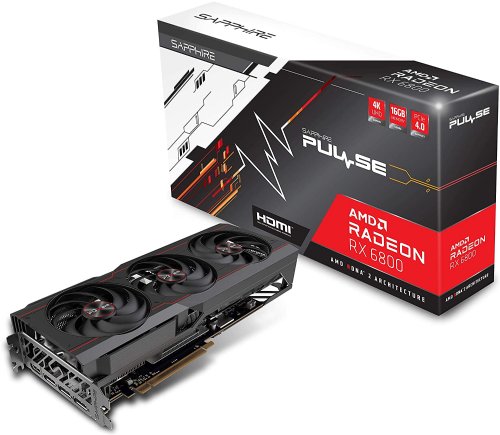 Sapphire Pulse AMD RADEON RX 6800 Gaming Graphics Card with 16GB GDDR6, AMD RDNA 2 (11305-02-20G)