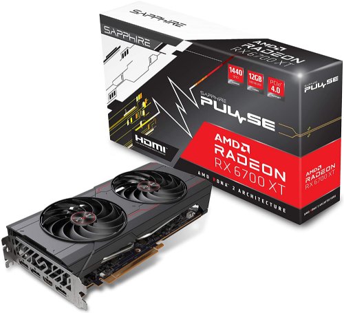 Sapphire Technology  Pulse AMD Radeon RX 6700 XT Gaming Graphics Card with 12GB GDDR6, AMD RDNA 2 Architecture, Hardware Raytracing, Radeon Boost,  DirectX 12 Ultimate...