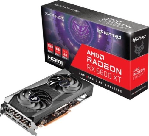 Sapphire Technology Sapphire Nitro+ AMD Radeon RX 6600 XT 8GB GDDR6 Graphics Card, AMD RDNA Architecture 2, Triple DisplayPort  and one HDMI...