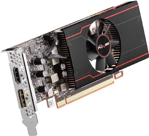 Sapphire 11315-01-20G Pulse AMD Radeon RX 6400 Low Profile Gaming Graphics Card with 4GB GDDR6, AMD RDNA 2, Black...