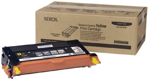 Xerox Cartridge, Yellow, 2000 pages,  Phaser 6180MFP, Phaser 6180 (113R00721) ...