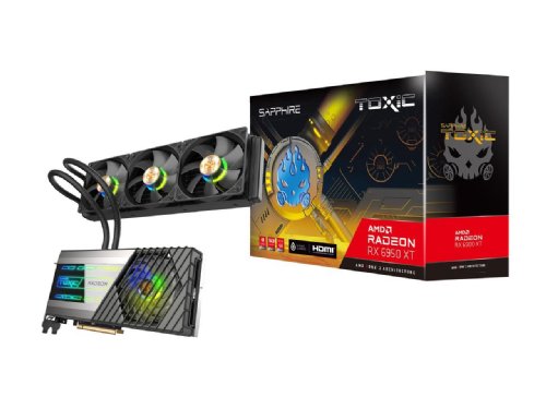 SAPPHIRE Toxic Radeon RX 6950 XT 16GB GDDR6 Video Card , PCI Express 4.0 ATX, Boost Clock 2532 MHz, 5120 Stream Processors, PCI Express 4.0...