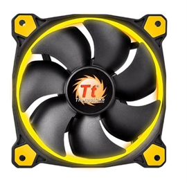Thermaltake Riing 14 LED Radiator Fan/Fan/14025/1400rpm/LED Yellow (CL-F039-PL14YL-A) ...