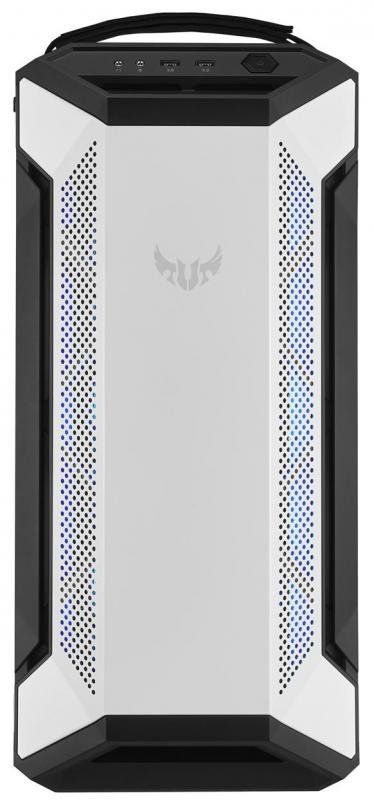 ASUS TUF Gaming GT501 White Edition Mid-Tower Computer Case for up to EATX Motherboards with 2 x USB 3.1 Front Panel, Smoked Tempered Glass, Steel Construction...