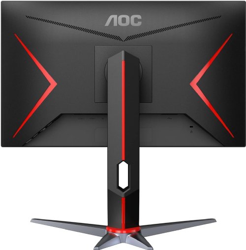 AOC 24" Frameless Gaming Monitor, Full HD IPS, 165Hz, 1ms, brilliant colors with 125% sRGB and 92% DCI-P3 color gamut, Height Adjustable Stand, Black...