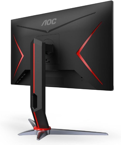 AOC 24" Frameless Gaming Monitor, Full HD IPS, 165Hz, 1ms, brilliant colors with 125% sRGB and 92% DCI-P3 color gamut, Height Adjustable Stand, Black...