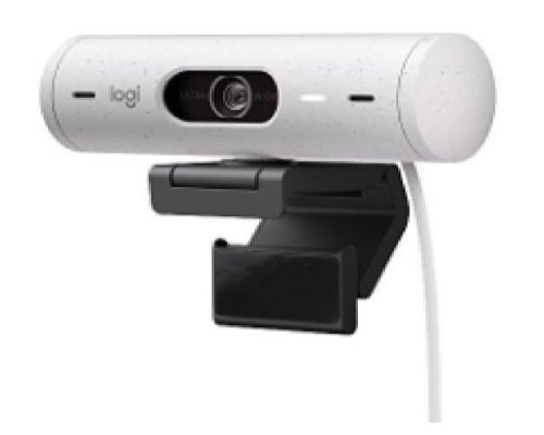 Logitech Brio 500 Full HD Webcam with Auto Light Correction,Show Mode, Dual Noise Reduction Mics, Webcam Privacy Cover, Works with Microsoft Teams, Google ...