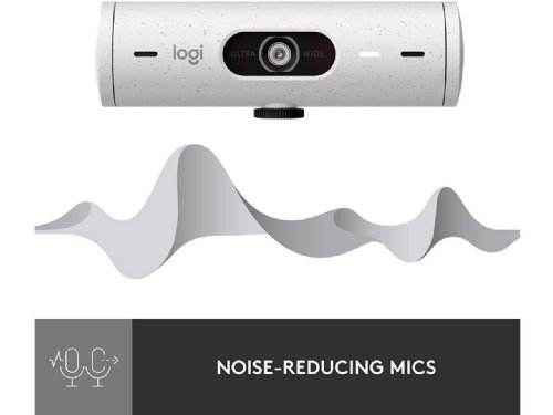 Logitech Brio 500 Full HD Webcam with Auto Light Correction,Show Mode, Dual Noise Reduction Mics, Webcam Privacy Cover, Works with Microsoft Teams, Google ...