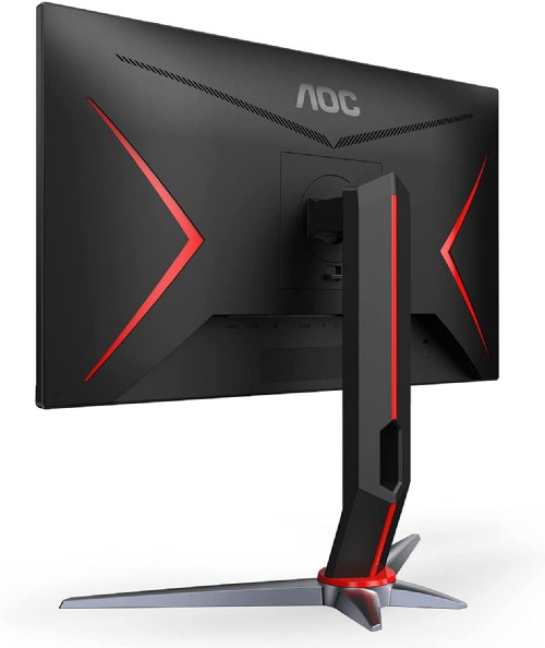 AOC 27G2 27" FHD 1080P 144Hz Frameless Gaming IPS Monitor, NVIDIA G-SYNC Compatible + Adaptive-Sync, Height Adjustable, 3-Year Zero Dead Pixel Guarantee, Black/Red...