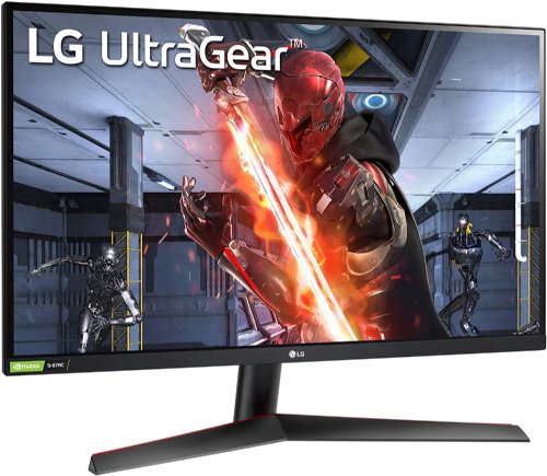 LG 27GN800-B Ultragear Gaming Monitor 27 inch QHD (2560 x 1440) IPS Display, IPS 1ms (GtG) Response Time, 144Hz Refresh Rate, NVIDIA G-SYNC Compatible