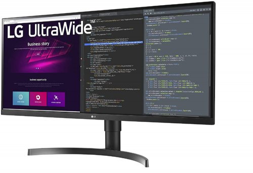 LG UltraWide 34' QHD (3440 x 1440) IPS Monitor with sRGB 99% (Typ.) - True Colors and Wider View, HDR10 - Refresh Rate is 75Hz, MaxxAudio - Immersive Exper ...