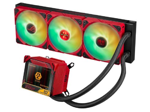 ASUS ROG Ryujin III 360 ARGB EVA-02 EDITION All-in-one Liquid CPU Cooler with 360mm Radiator. Asetek 8th Gen Pump, 3x Magnetic 120mm ARGB Fans...