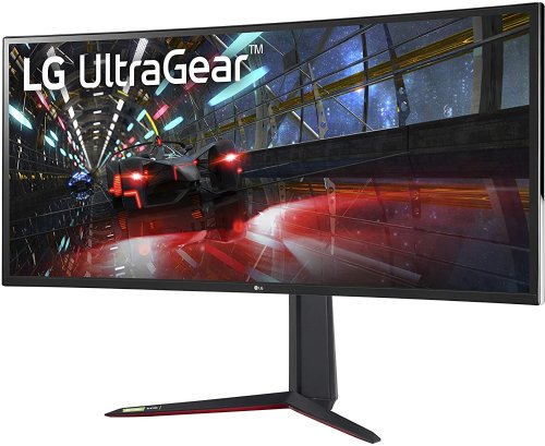 LG UltraGear 38” Curved WQHD+ Nano IPS 1ms 144Hz HDR 600 Monitor with G-SYNC® Compatibility (38GN950-B) ...