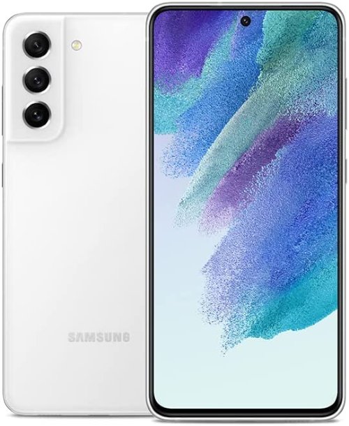Samsung Galaxy S21 FE 5G White 128GB - 6.4" 120 Hz AMOLED Display, 12MP+12MP+8MP Rear Camera, 32MP Selfie Camera, 4K Video, 30X Space Zoom, Super Fast Charging...