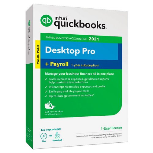  QuickBooks Desktop Pro with Payroll 2021 - 608620