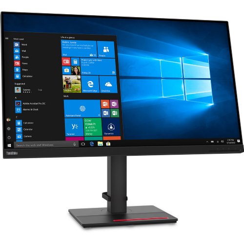 Lenovo T32p-20(C19315UT0)31.5inch Monitor-HDMI 31.5 UHD (3840 x 2160) 3-side Near-edgeless display USB Type-C one cable solution HDMI, DP ports with U ...