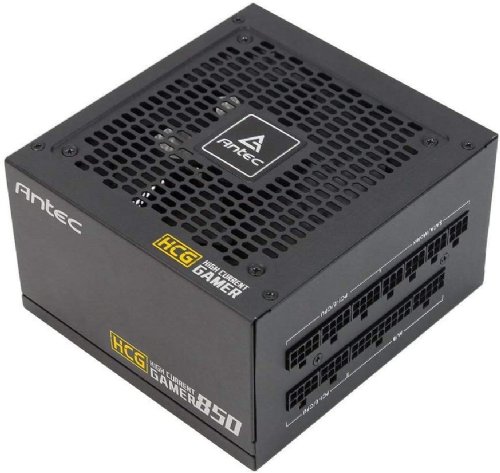 Antec HCG850 Gold High Current Gamer Power Supplies, 850 Watts 80 Plus Gold PSU with 120mm Silent FDB Fan, Full Modular, Japanese Capacitors, Active PFC, 10 Years Support...