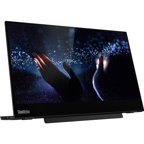 Lenovo M14T 14" 16:9 Portable Multi-Touch IPS Monitor with Active Touch Pen, 4" In-Plane Switching (IPS) panel and 1920 x 1080 resolution, this monitor connects via USB Type-C...