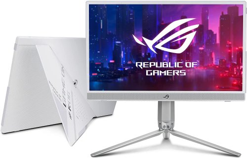 ASUS ROG Strix 15.6 1080P Portable Gaming Monitor (XG16AHP-W) - White, Full HD, 144Hz, IPS, G-SYNC Compatible, Built-in Battery, Kickstand, USB-C Power Delivery...