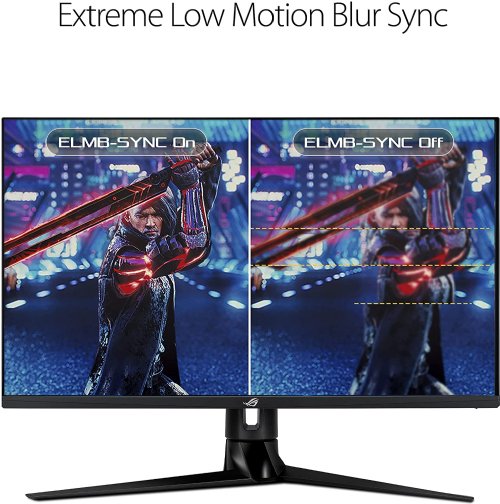 ASUS ROG Swift PG32UQR 32" 4K HDR 144Hz DSC HDMI 2.1 Gaming Monitor - UHD (3840 x 2160), IPS, 1ms, G-SYNC Compatible, Extreme Low Motion Blur Sync, Eye Care...