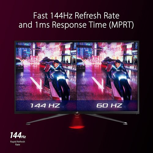 ASUS ROG Strix 43 4K HDR DSC Gaming Monitor (XG43UQ) - UHD (3840 x 2160), 144Hz, 1ms, HDMI 2.1, Extreme Low Motion Blur Sync, FreeSync Premium Pro, DCI-P3 90%...