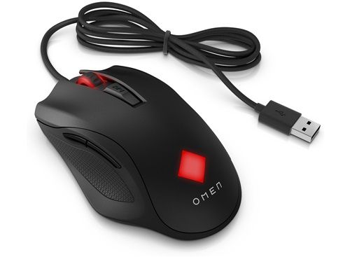 HP OMEN Vector Mouse,OMEN Radar 3 Sensor, co-developed with PixArt,Wired USB,6 Programmable buttons,400 IPS,Rest easy with an standard two-year limite ...
