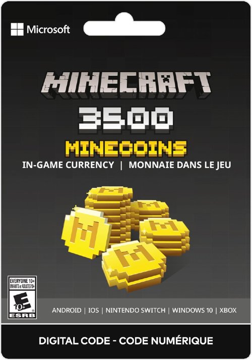Microsoft Minecraft - 3500 Minecoins (Xbox One) - BLU-RAY...(8FC-00002)