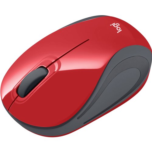 Logitech M187 Mini Wireless Mouse, Red Edition (910-002727) ...