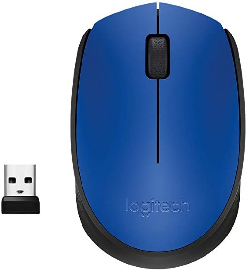 Logitech Mouse Wireless M170 BLU (910-004800) ...