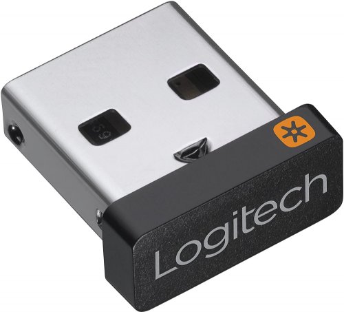 Logitech Receiver Unifying USB,  USB receiver to be used with a Unifying mouse or keyboard, Advanced 2.4 GHz wireless technology for a powerful, reliable connection free...(910-005235)
