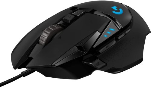 Logitech G502 HERO High Performance Wired Gaming Mouse, HERO 25K Sensor, 25,600 DPI, RGB, Adjustable Weights, 11 Programmable Buttons, On-Board Memory, PC / Mac...