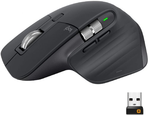 Logitech Mouse MX Master 3 Advanced Edition Wireless Black (910-005647) ...