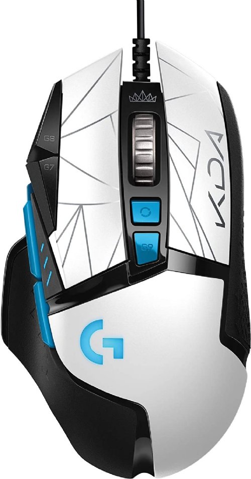 Logitech G502 Hero K/DA High Performance Gaming Mouse - Hero 25K Sensor, 16.8 Million Color LIGHTSYNC RGB, 11 Programmable Buttons, On-Board Memory - Official...